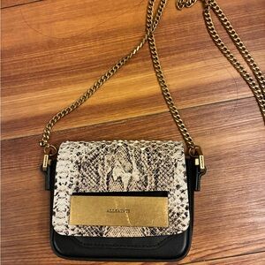 Allsaints Etta Chain Crossbody Mini Bag NWOT $214